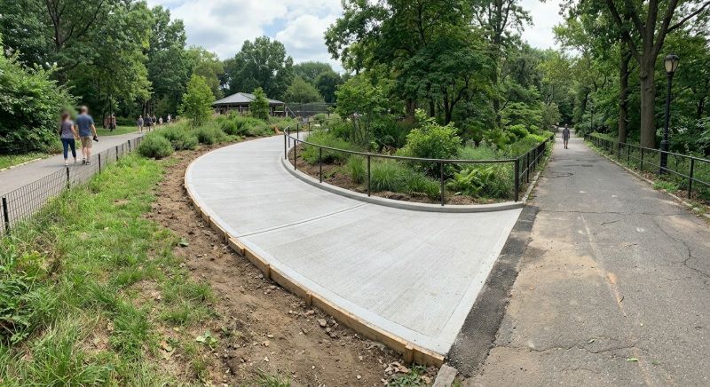 Cement Walkway Installation in Salt Lake City, UT