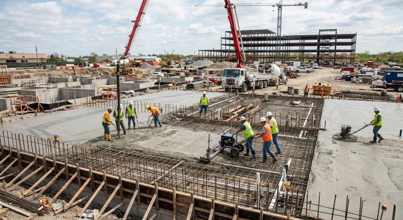Commercial Slab Installation in Staten Island, NY