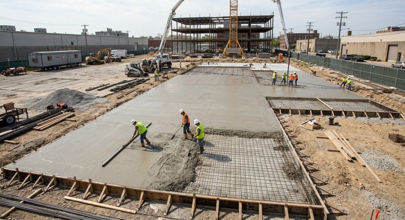 Commercial Slab Installation in Marietta, GA