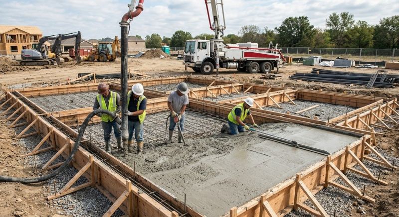 Concrete Foundation Pouring in Fort Worth, TX