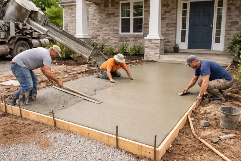 Concrete Porch Construction in Denver, CO