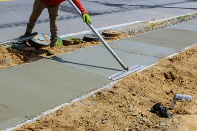 Install Slabs, Patios, Sidewalks